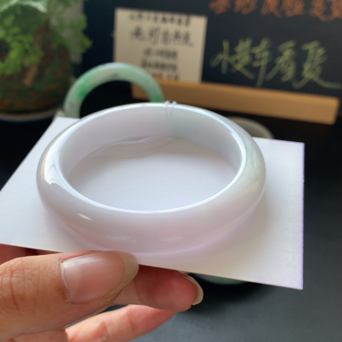 翡翠未镶嵌手镯5号48小时鉴赏期