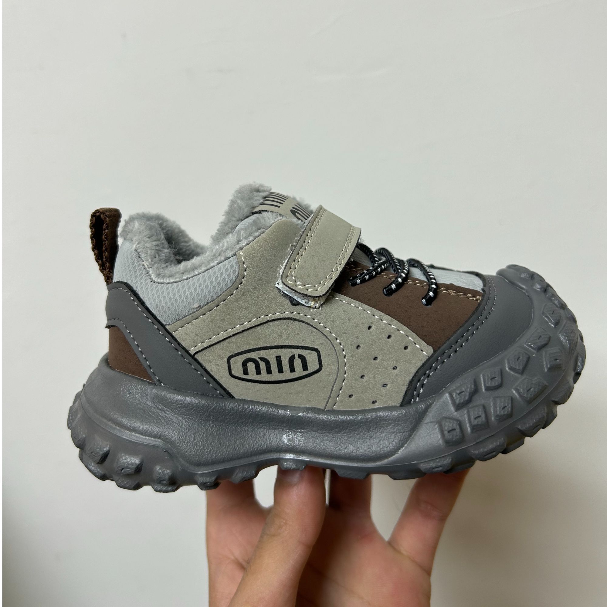 LD2951全皮面加绒二棉男宝机能鞋