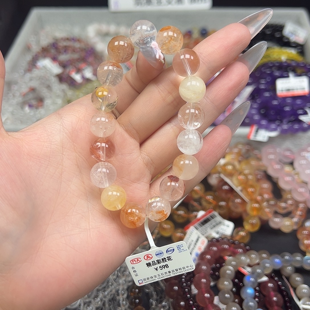 手链水晶未镶嵌卡11精品彩胶花38