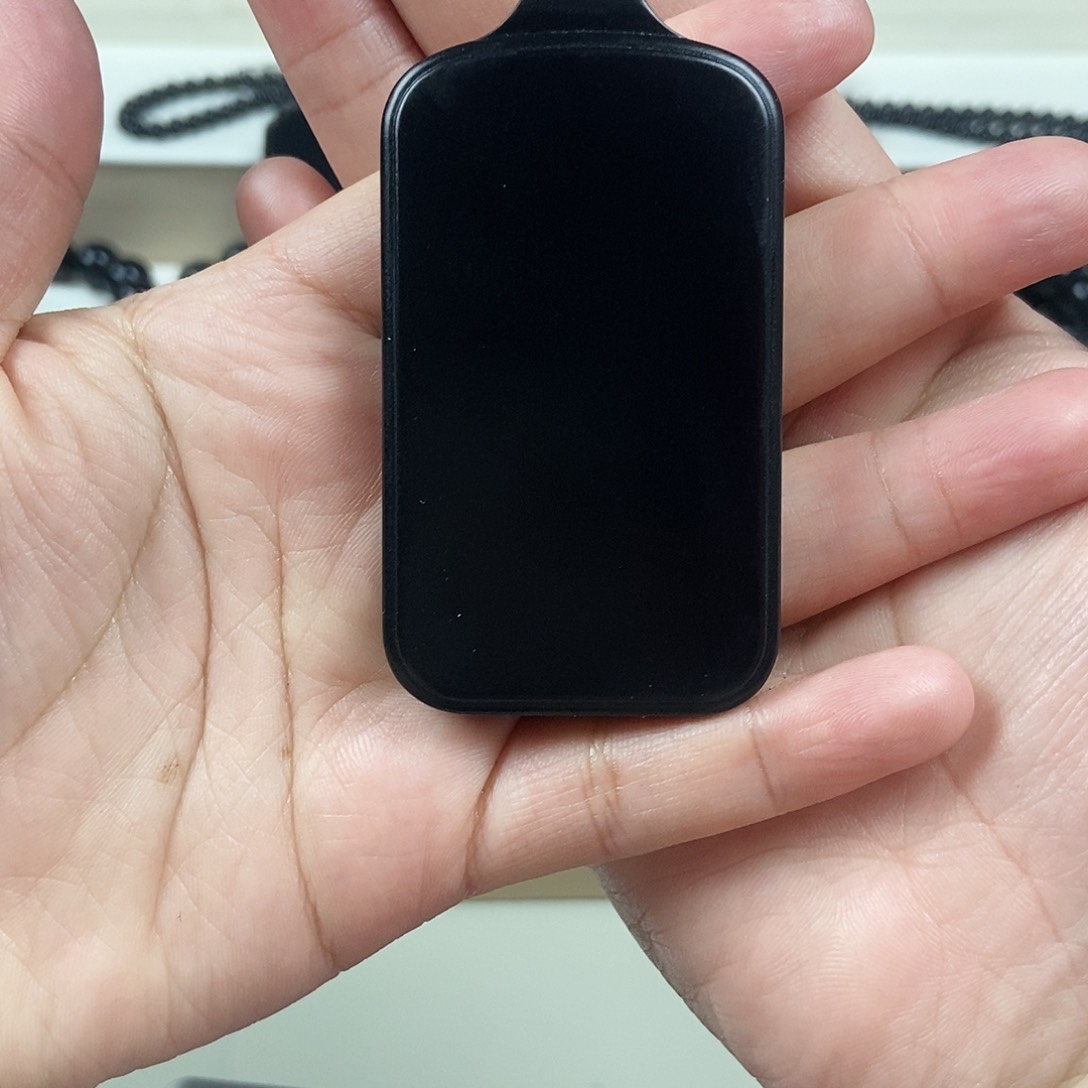 和田玉（墨玉）67.5g左右 珠宝级无事牌未镶嵌静**深