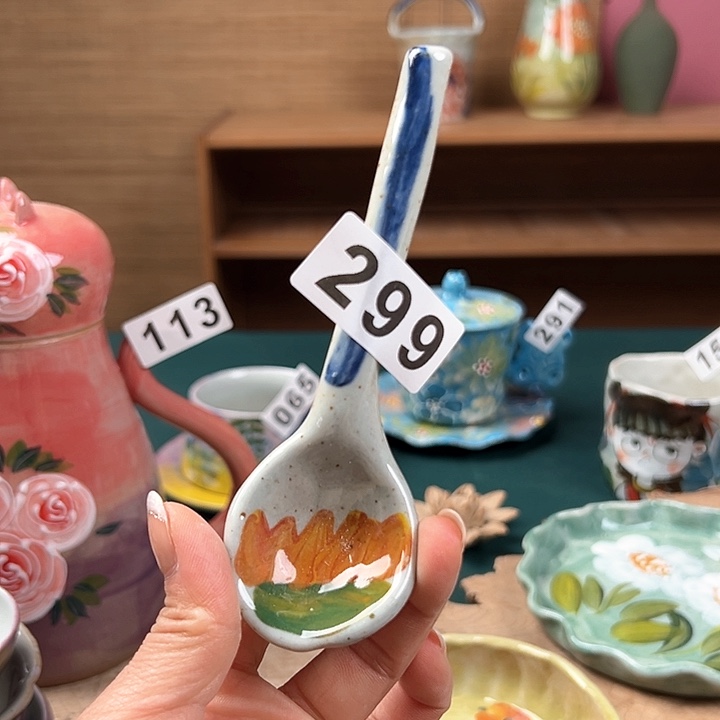 杯景德镇陶瓷手绘作品298