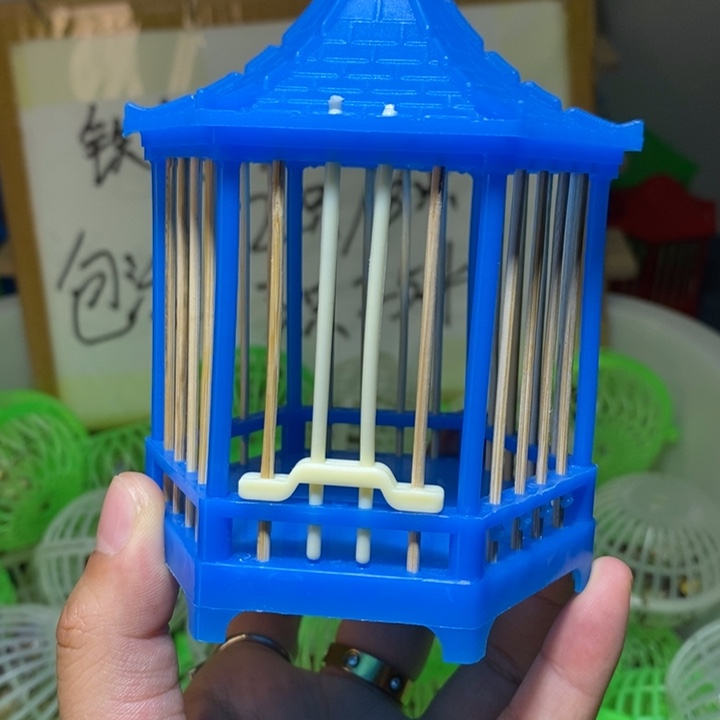 六角笼子一个 颜色随机