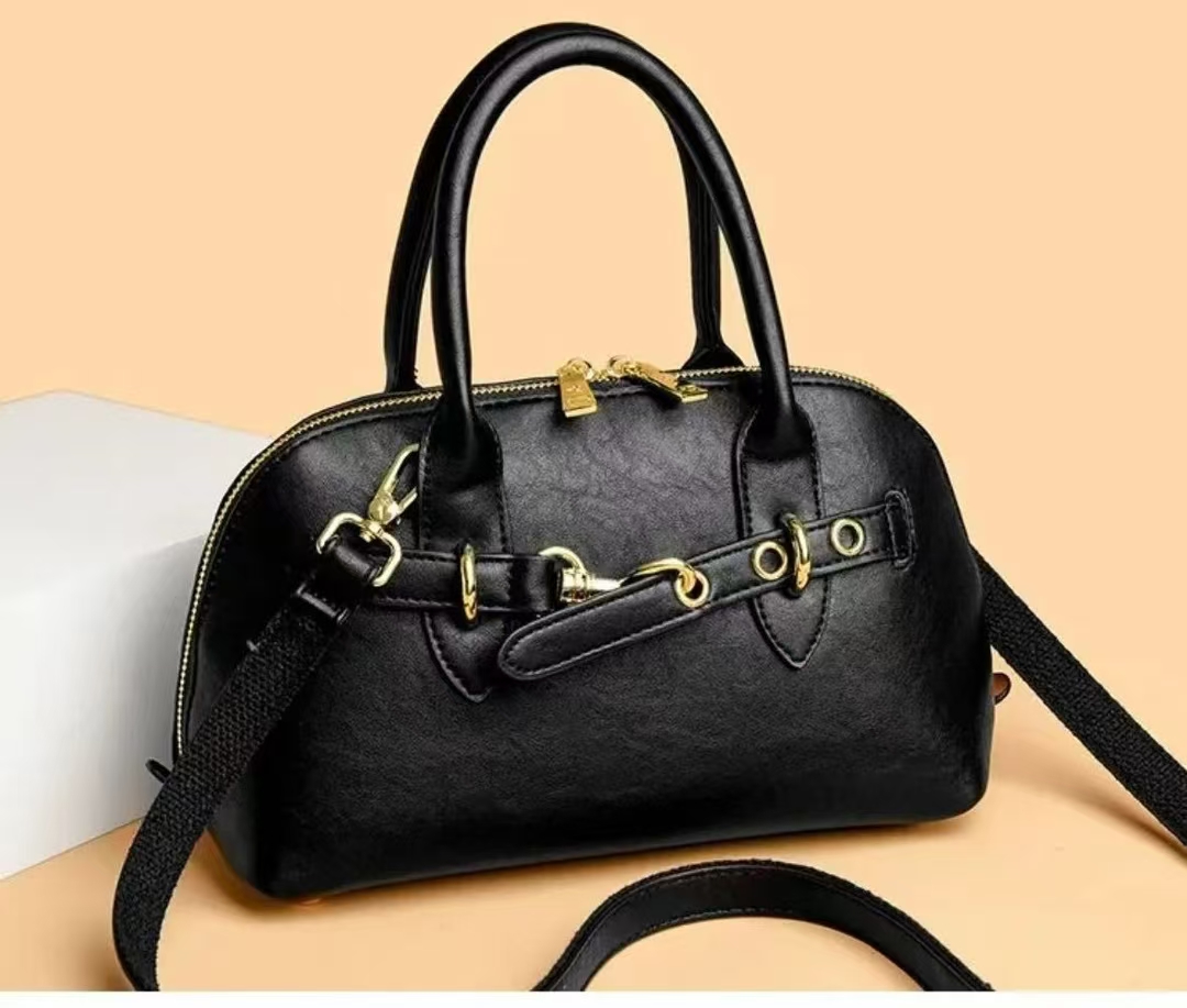 时尚高级感秋冬款贝壳包 M003 黑色(可嘎嘣) 尺寸32*11*18