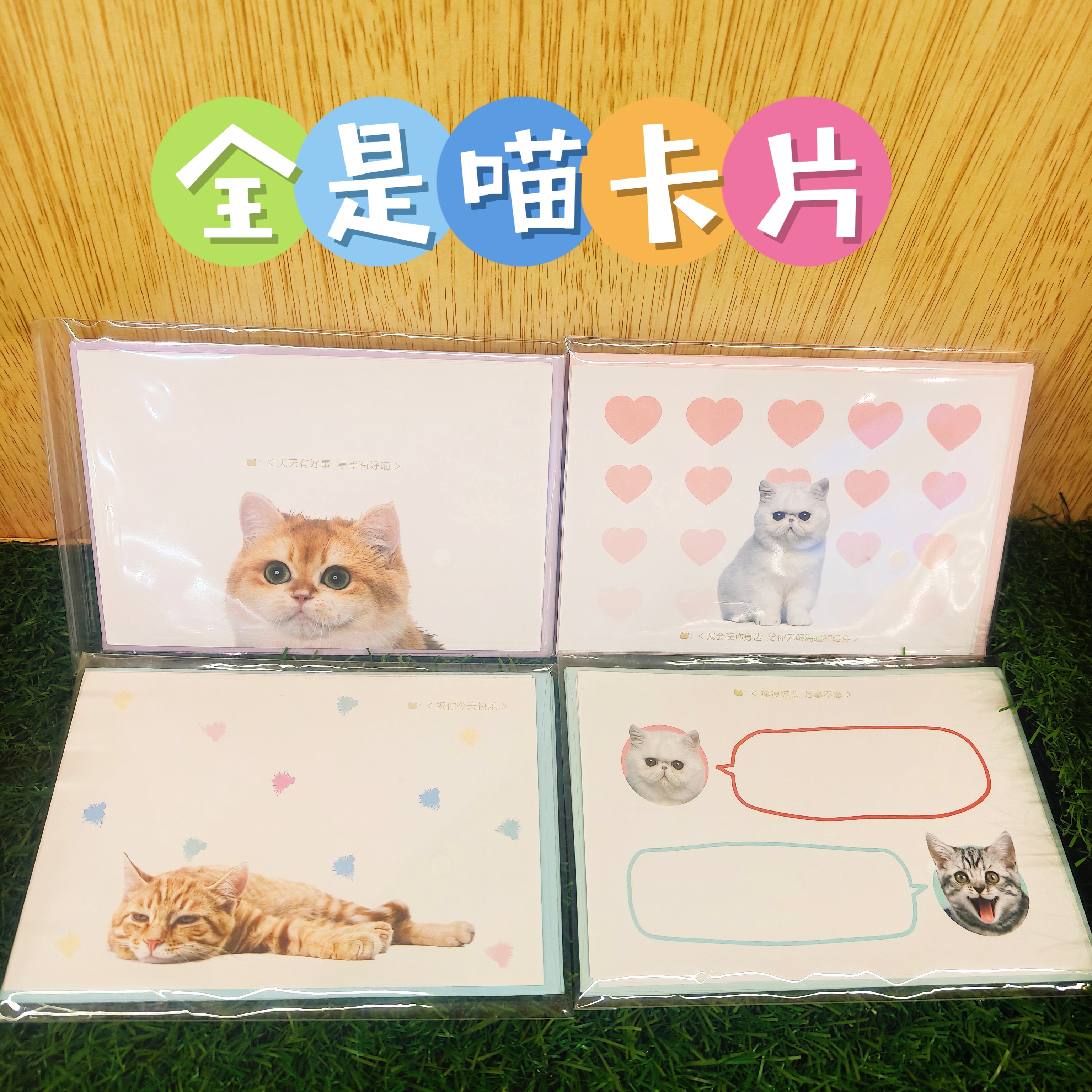 晨光Q B0008 全是喵MAS卡片限定便签本可爱文具送闺蜜