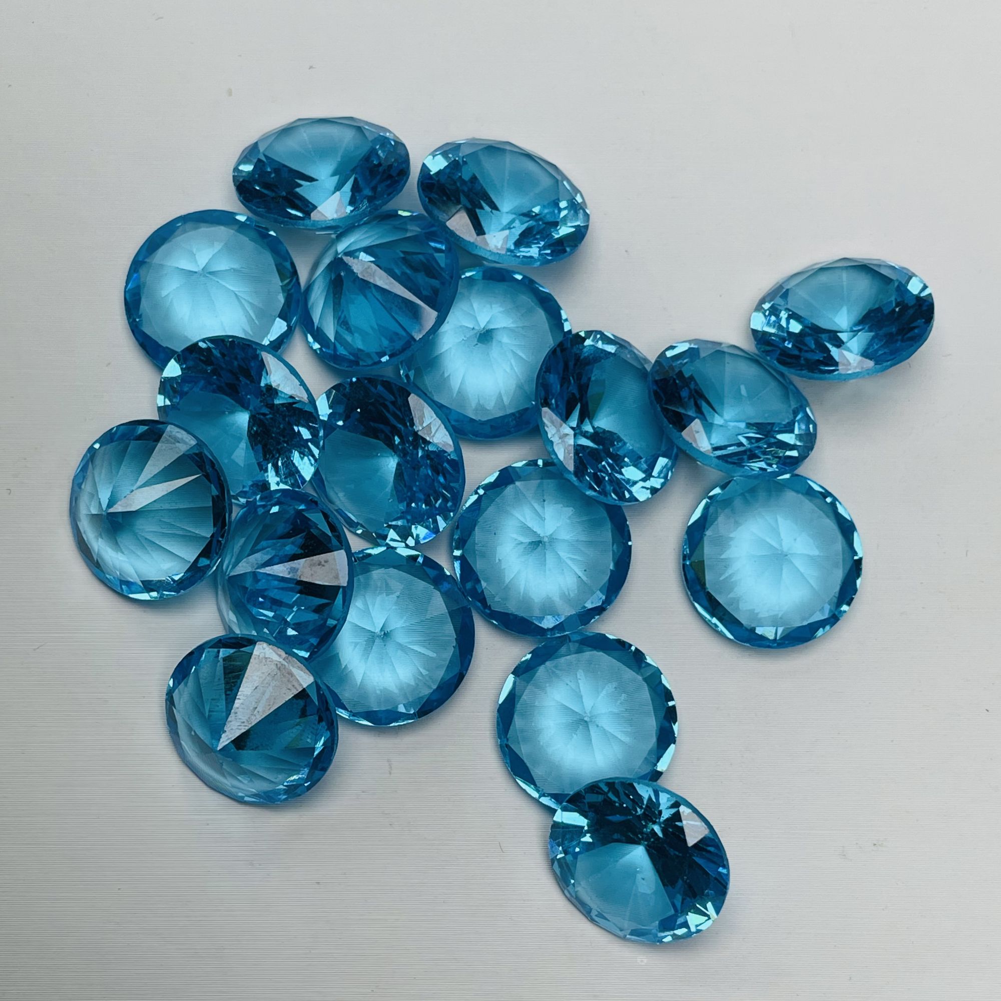  【誉青甄选】F437-1天蓝X裸石多样性发一件