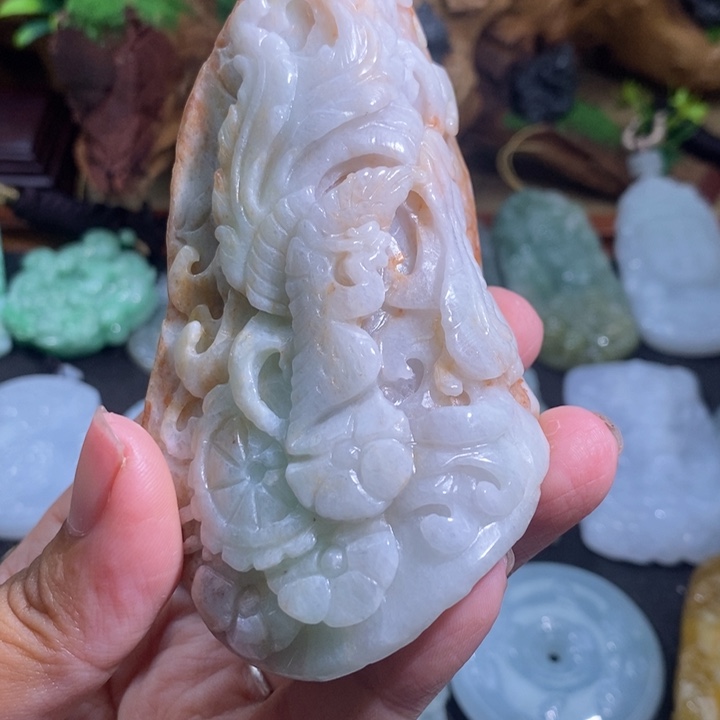 【闪购商品】颈饰未镶嵌翡翠王*笠凤凰