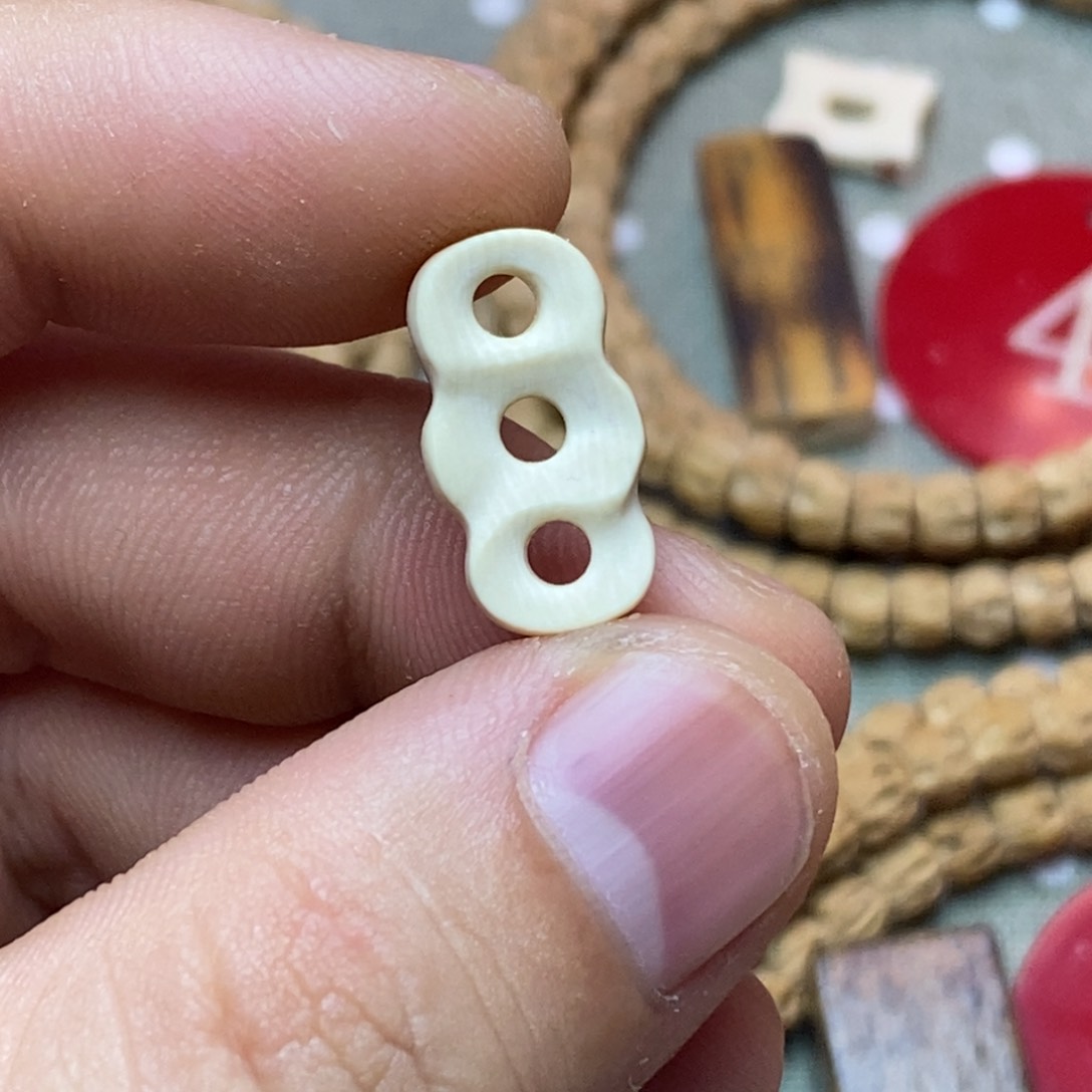 柏香籽/百香籽吊坠八字环