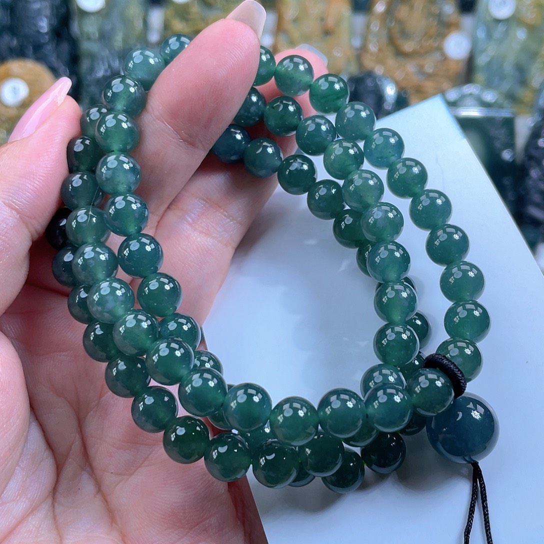 神***扬翡翠未镶嵌颈饰翡翠