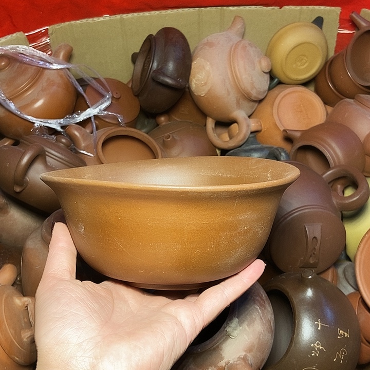 手工制作宜兴紫砂茶壶