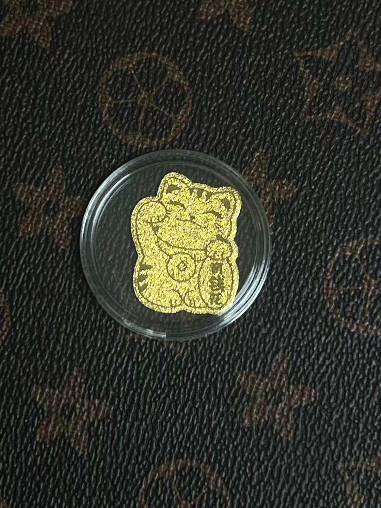 招财猫潮玩手机贴