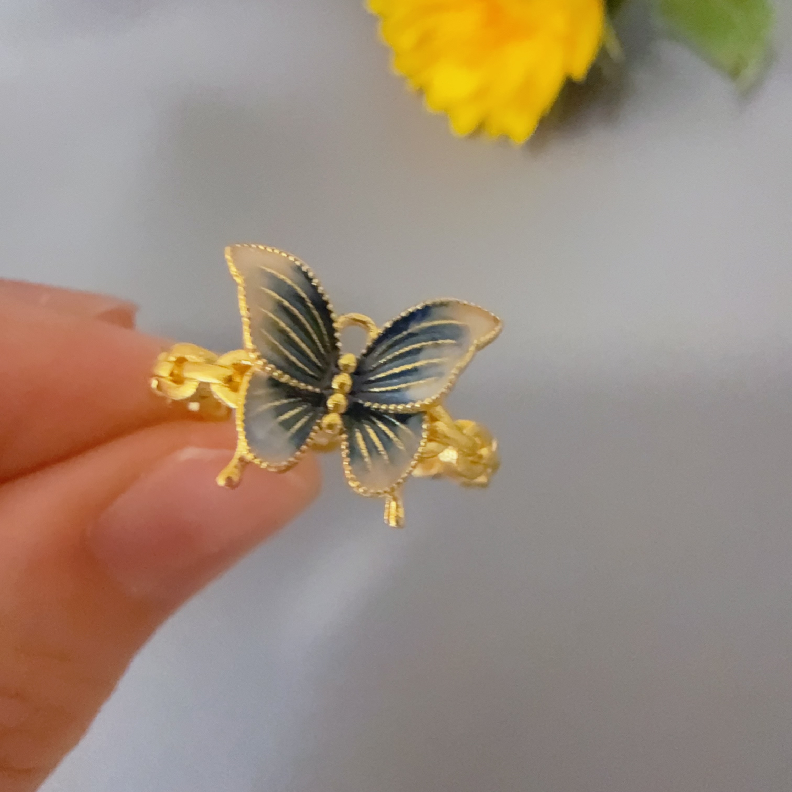 14圈口【特惠商品不退换】珐琅黄金戒指 足金999 多样性发一