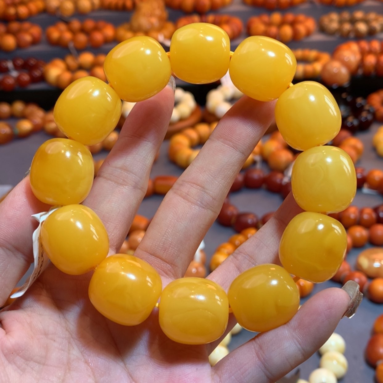 【闪购商品】未镶嵌琥珀手链蜜蜡