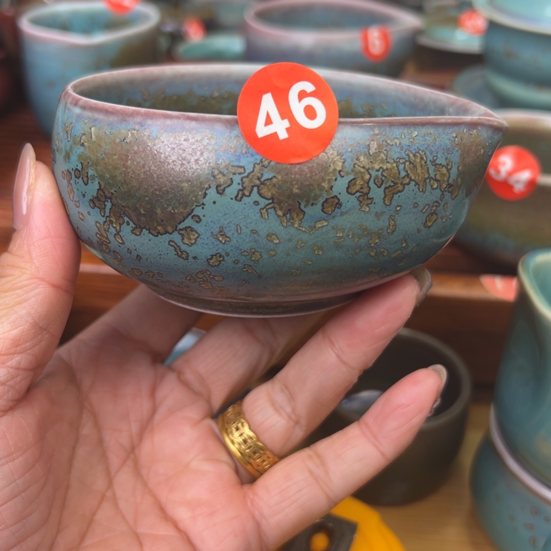 静手工制作手拉坯茶具
