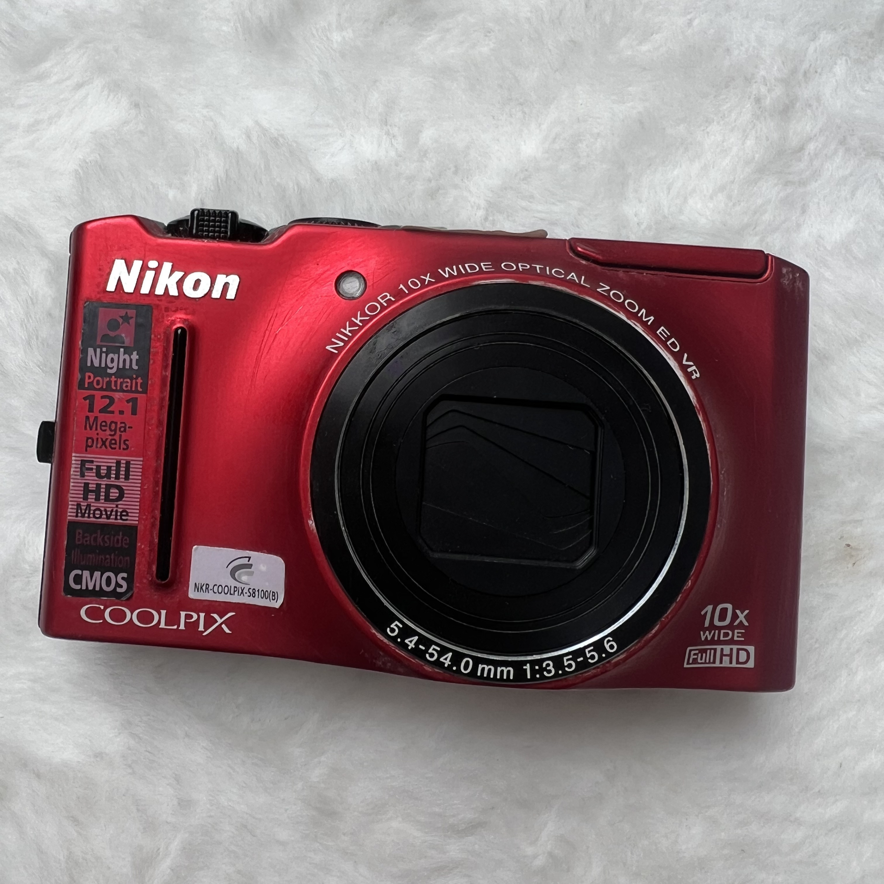 9新 Nikon/尼康 S8100红色学生党复古数码相机人像风景均可拍