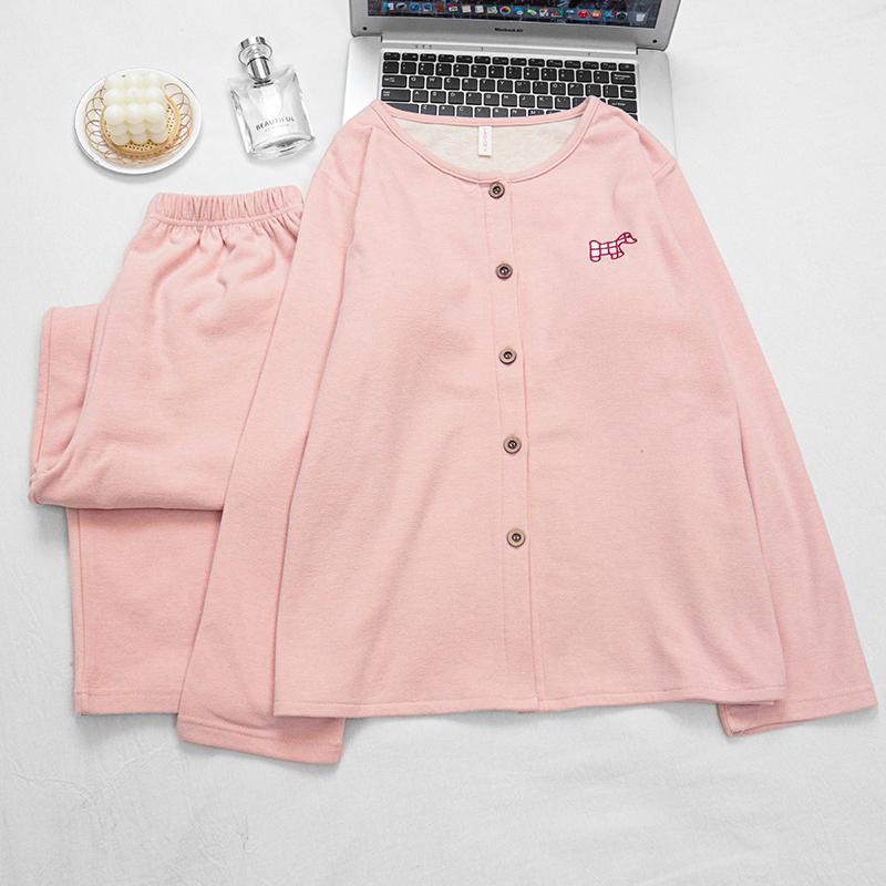 睡衣女秋冬长袖卡通甜美可爱2025年新款宽松家居服套装141-YR