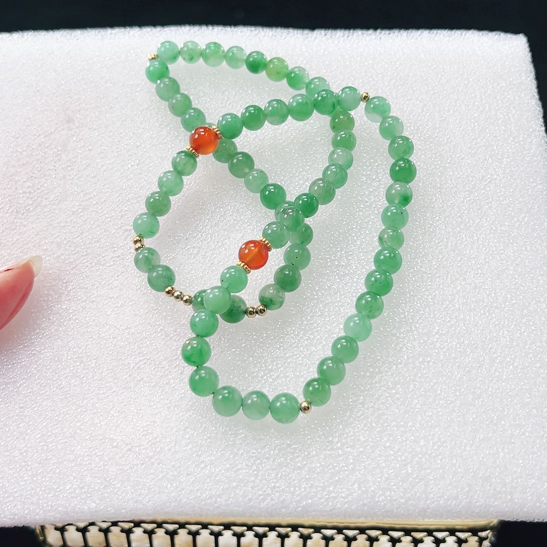 石英质玉项链未镶嵌