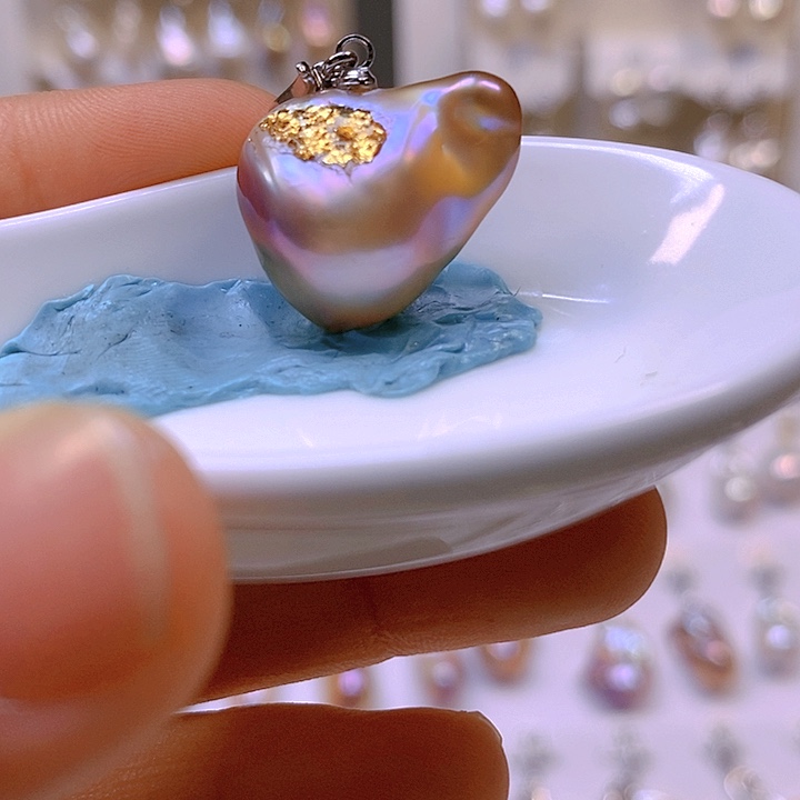 淡水珍珠颈饰合金