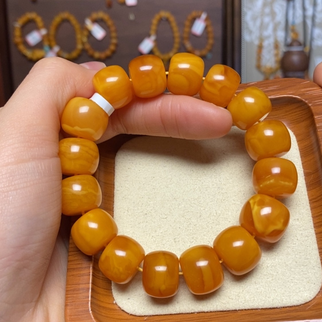 【闪购商品】手链蜜蜡未镶嵌手串