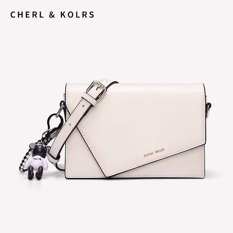 CherlKolrs单肩包耐磨小方包简约小包包手工简约风夏季时尚斜挎包