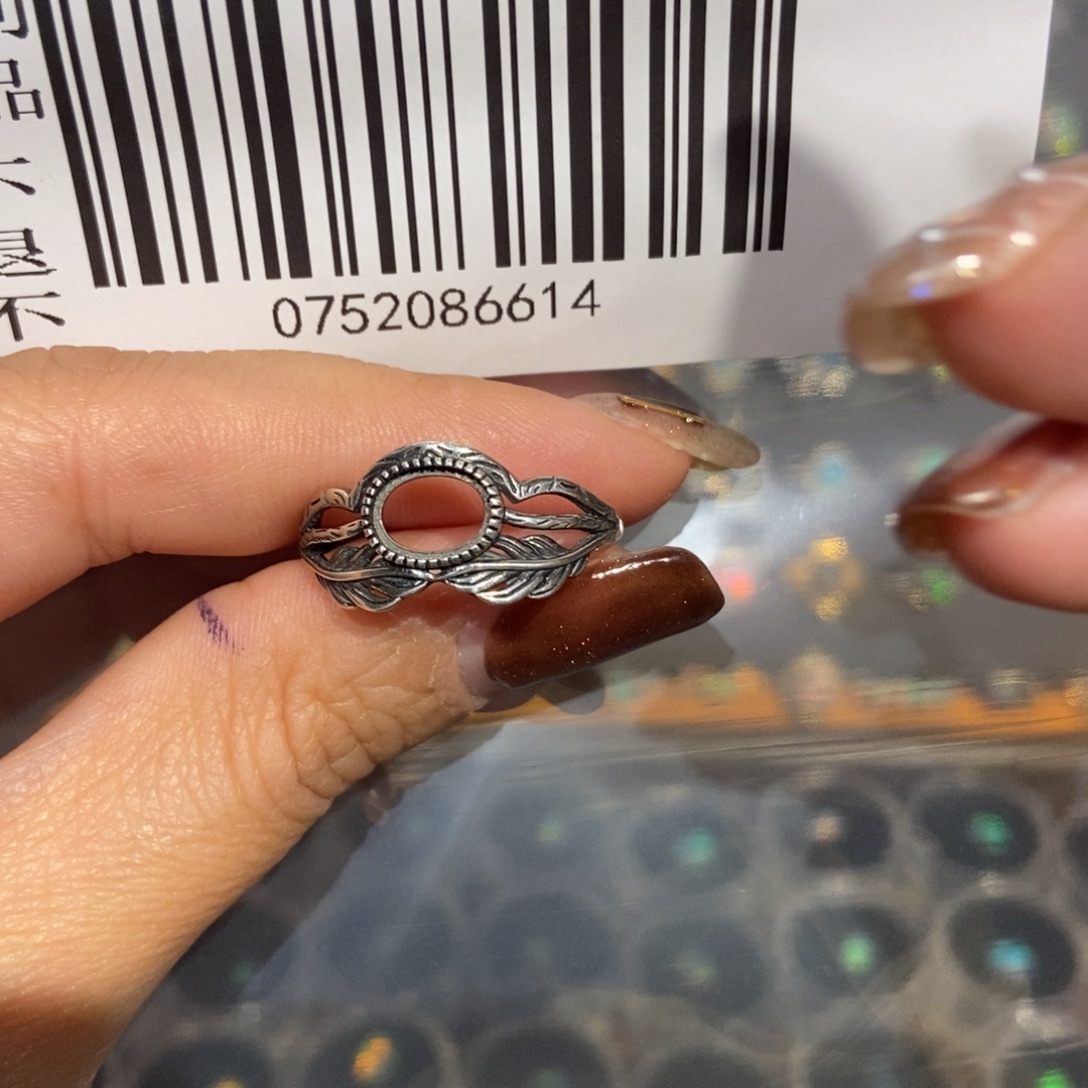 福***斯欧泊银S925镶嵌戒指