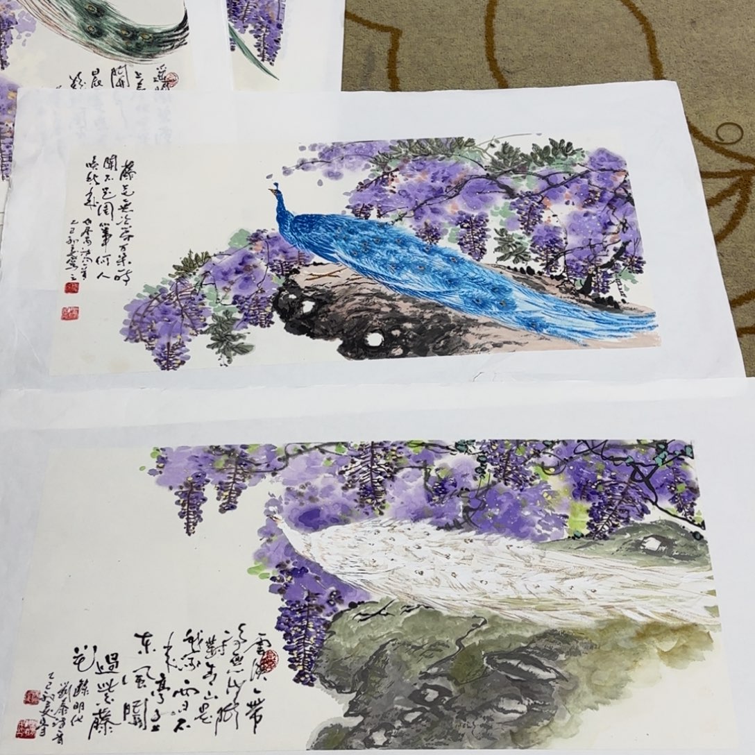 应***化国画杜成鹏老师作品刘