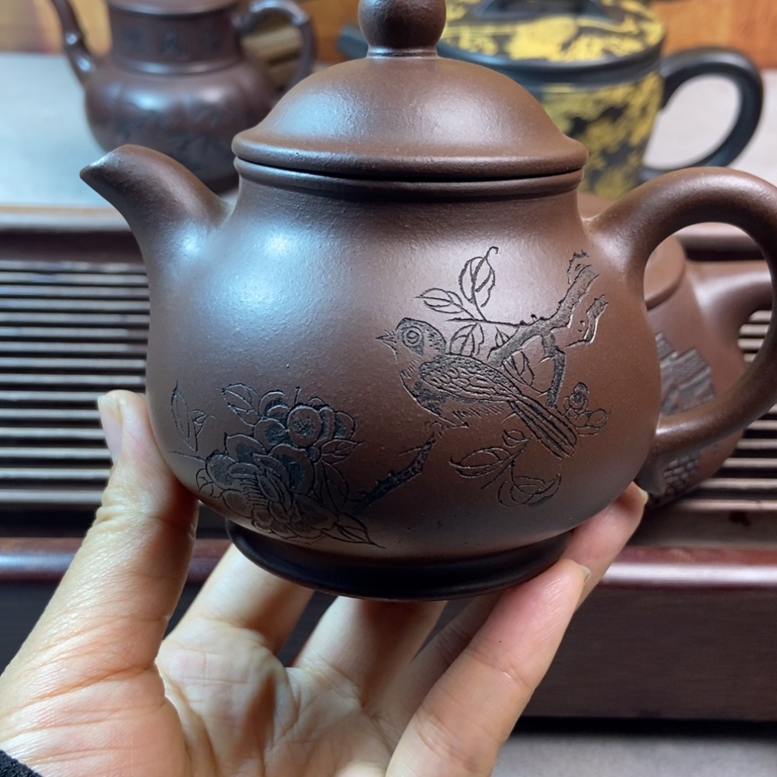 茶壶紫砂紫砂全手工定制