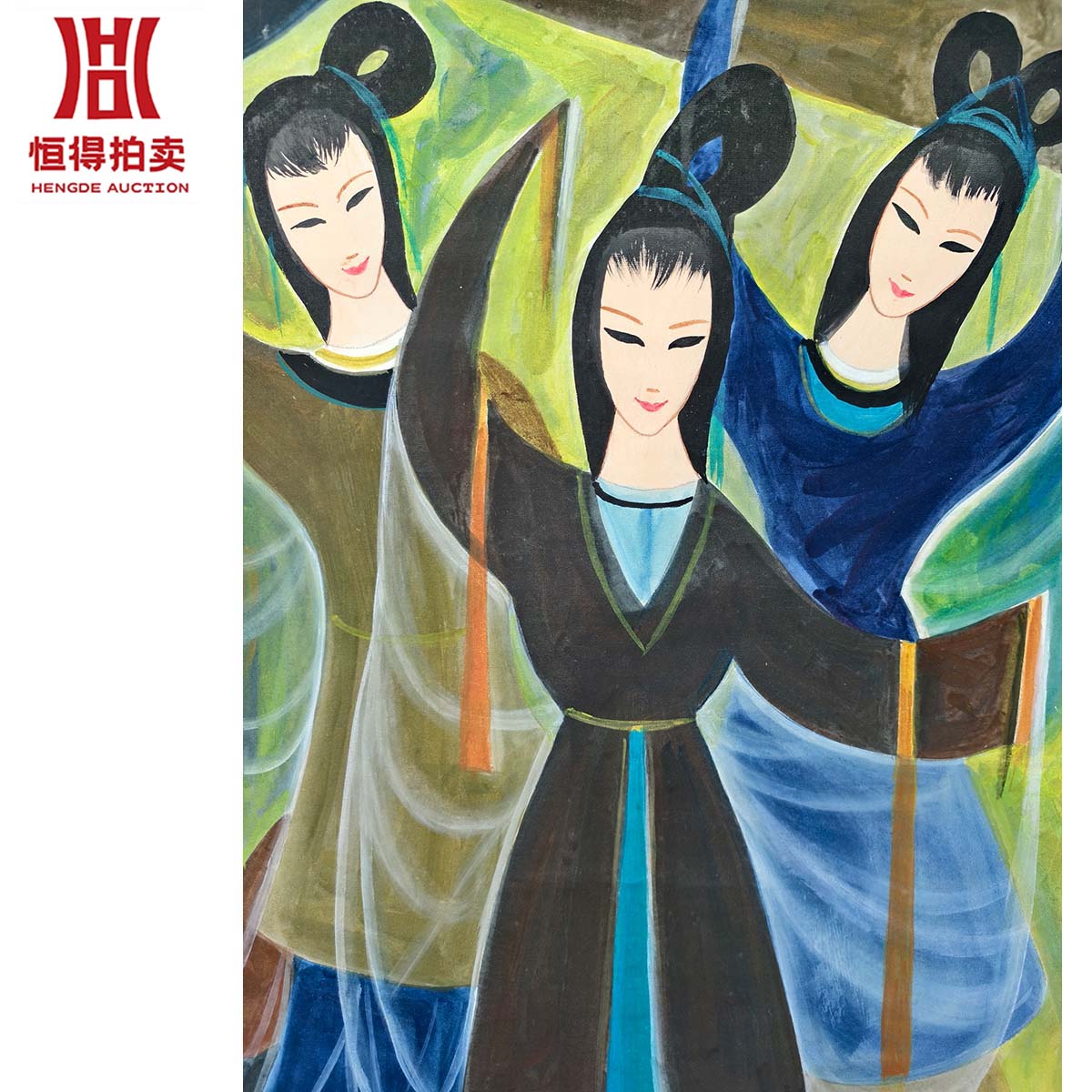 1-L0031LFM绘画立轴人物68x67