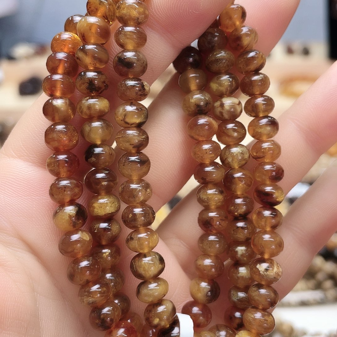 琥珀裸石未镶嵌热****6七