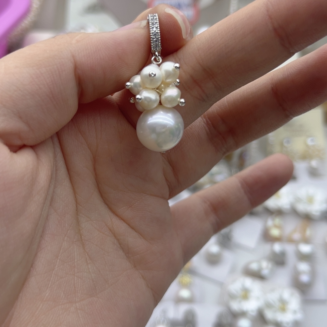 未镶嵌颈饰淡水珍珠