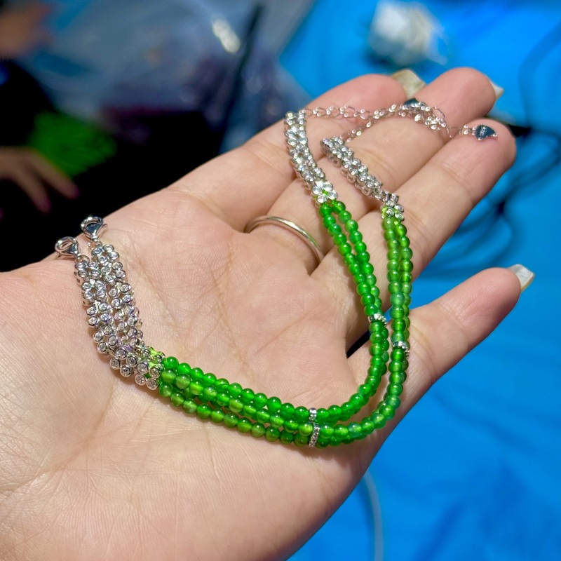 【CH】翡翠小米珠手链（多样性发其一）