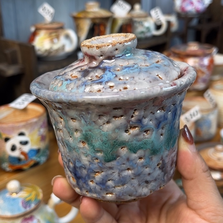 全手工柴烧志野匣钵泥805