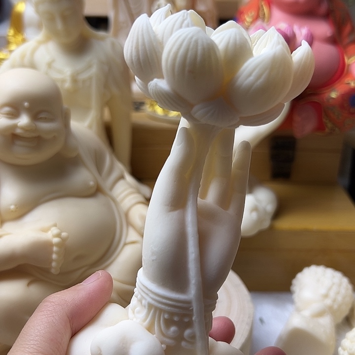 三***淳藤佛手摆件茶室空间