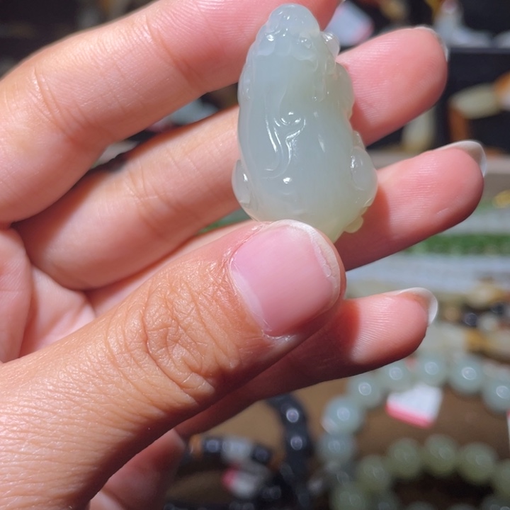 好***！和田玉未镶嵌手链