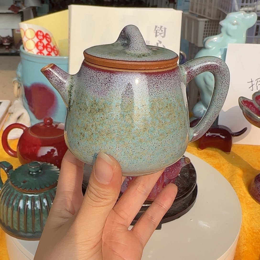 摆件陶郑家钧窑摆件