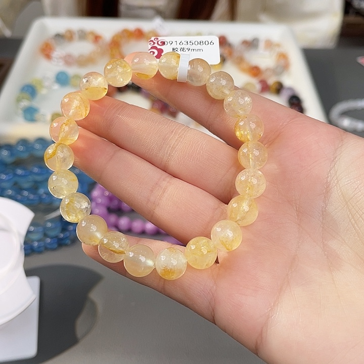 手链未镶嵌水晶胶花13