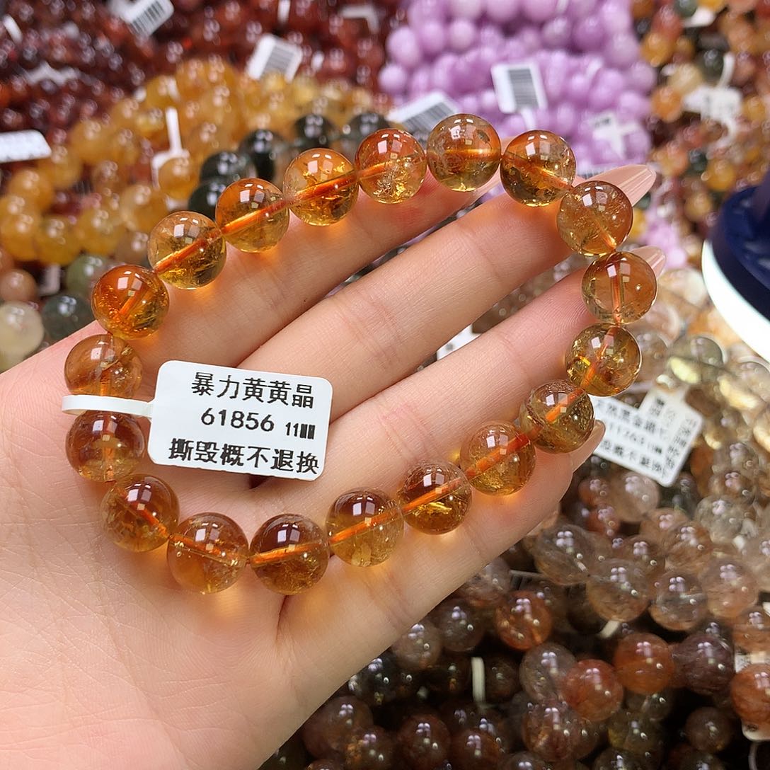 水晶手链未镶嵌，