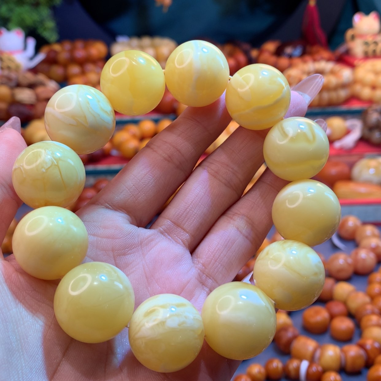 【闪购商品】琥珀手链未镶嵌蜜蜡