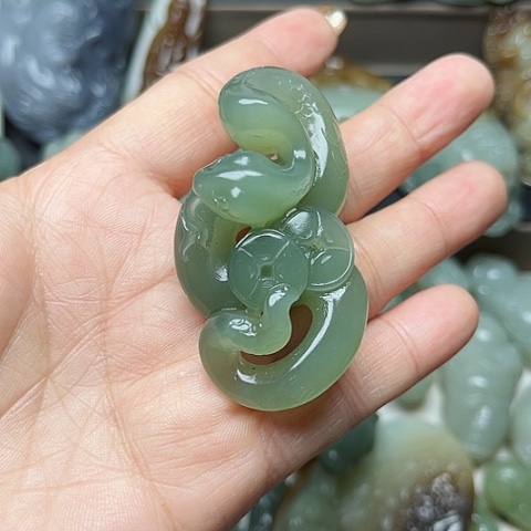 和田玉颈饰未镶嵌S****n