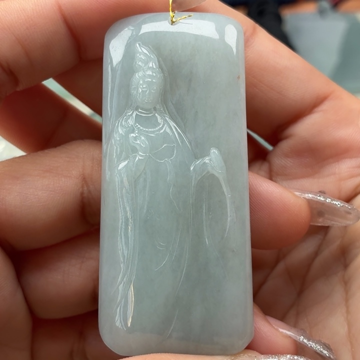 翡翠未镶嵌颈饰天然翡翠a货