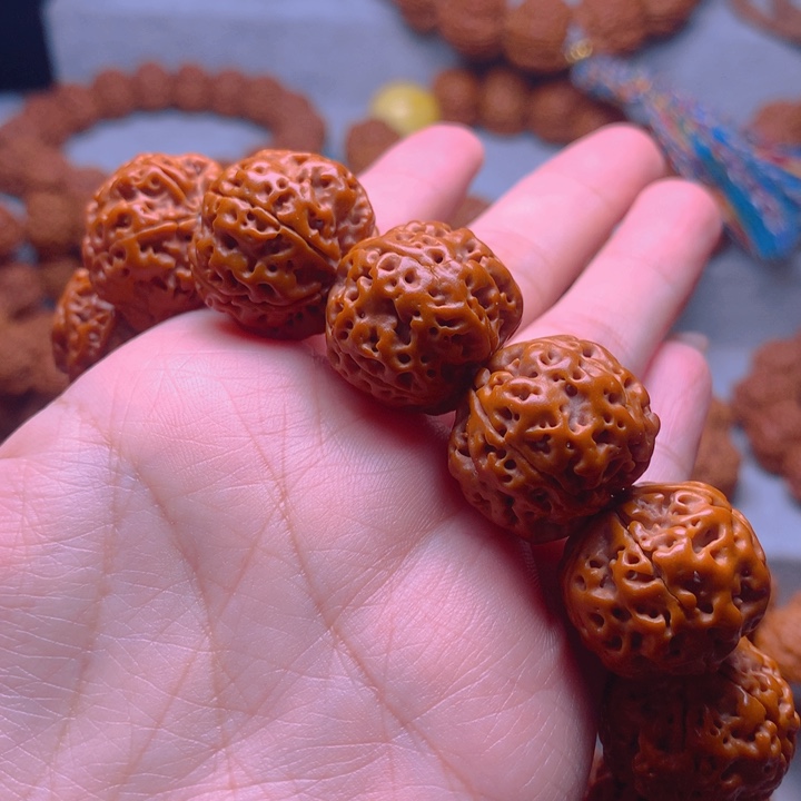 清***茶金刚菩提手串0000000012