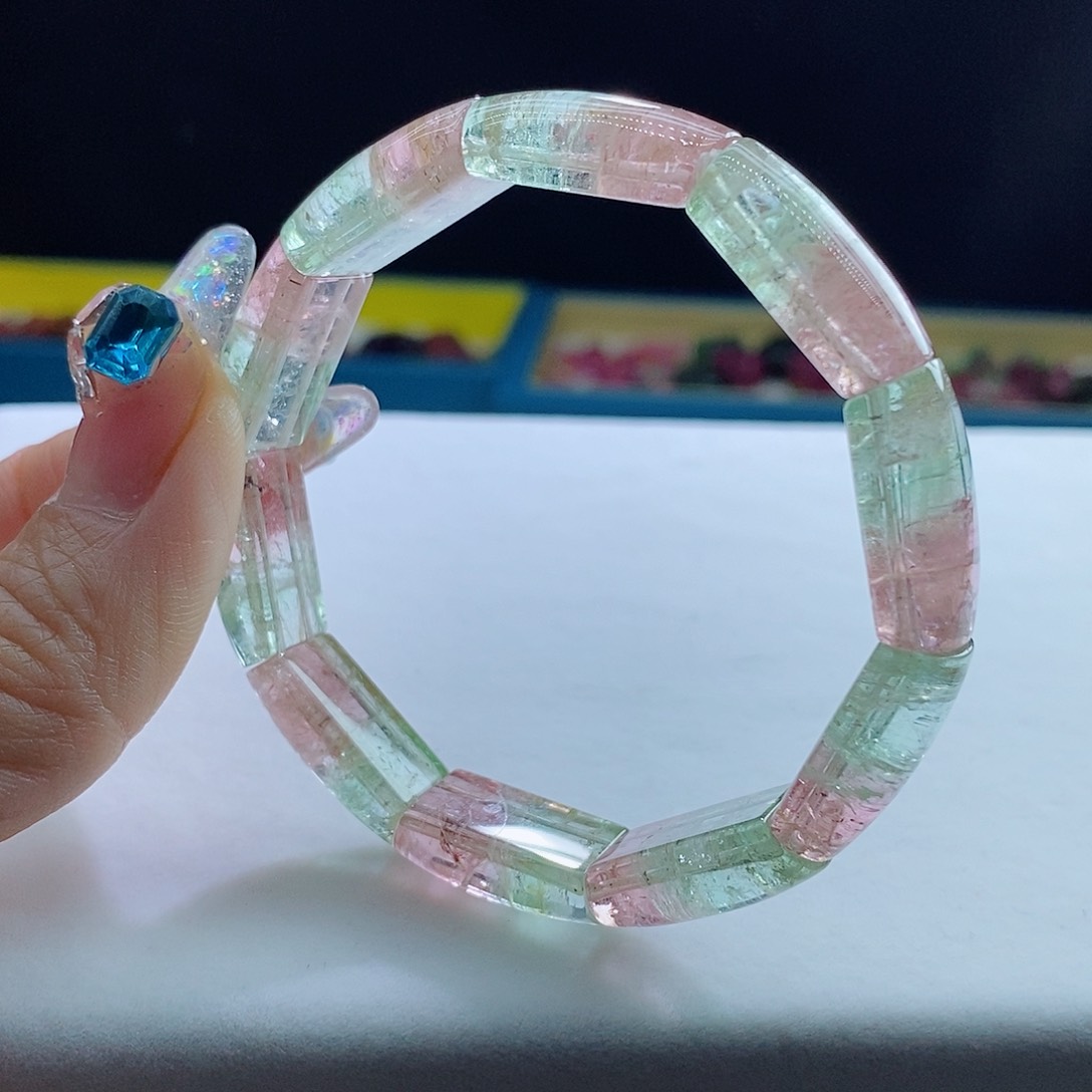 碧玺手链未镶嵌碧玺手链