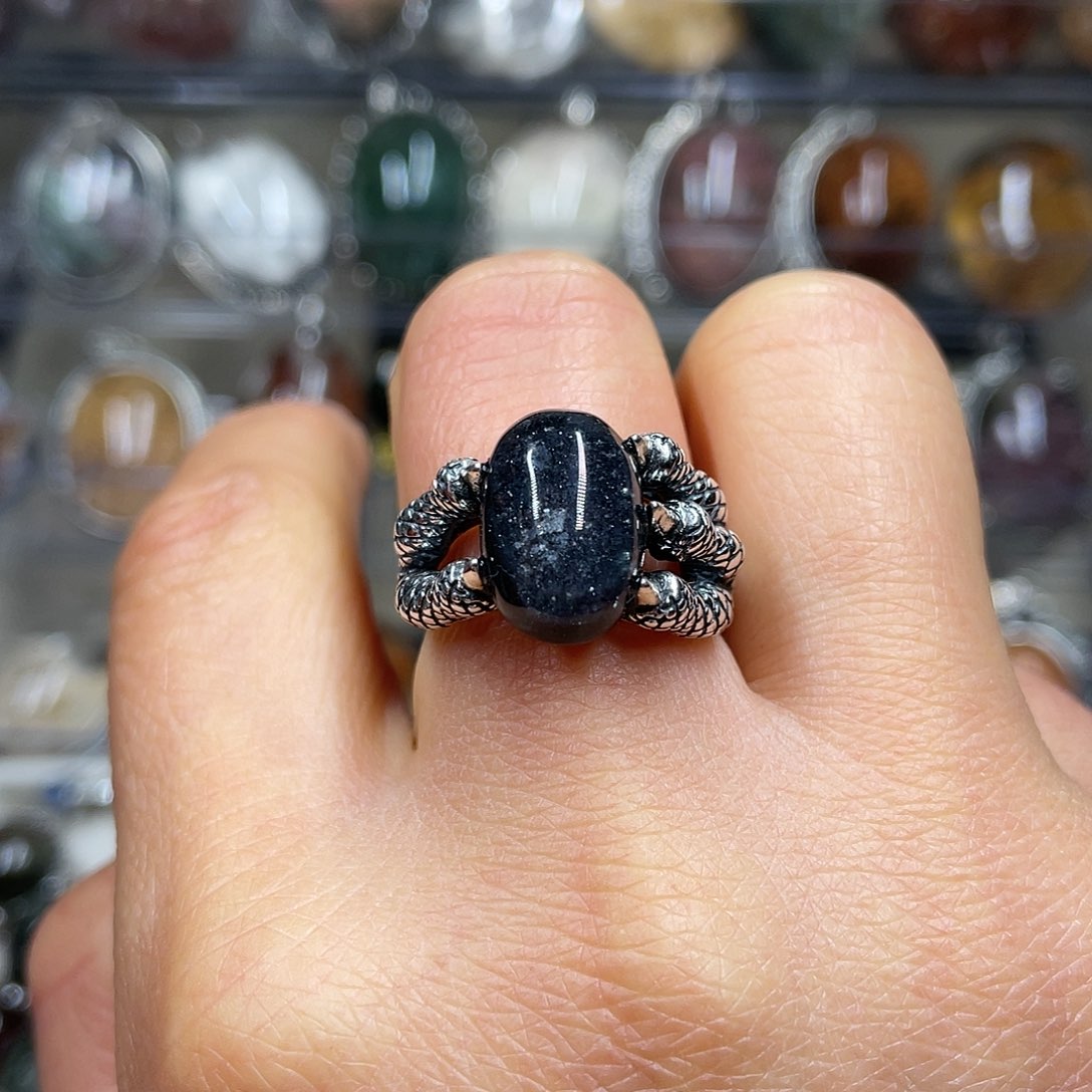 【闪购商品】水晶珠宝半成品银S925镶嵌戒指