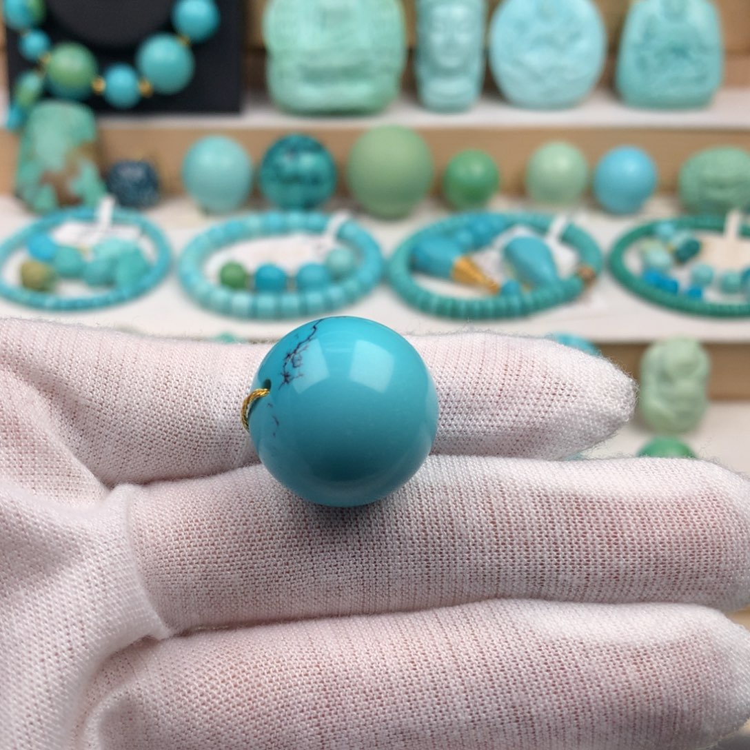 加***子未镶嵌绿松石珠宝奇石