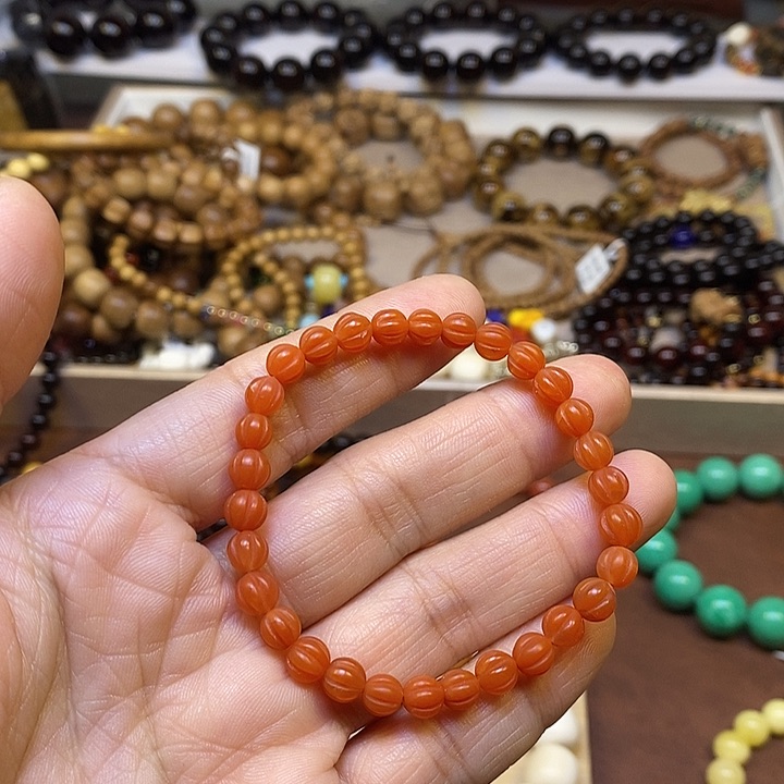 木保山南瓜小单圈手串