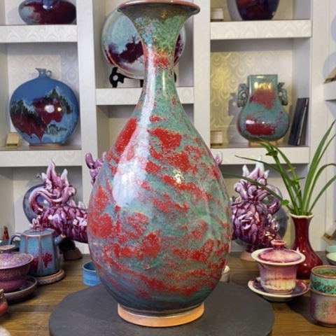 京***玩瓷片禹州神后钧瓷原产地~