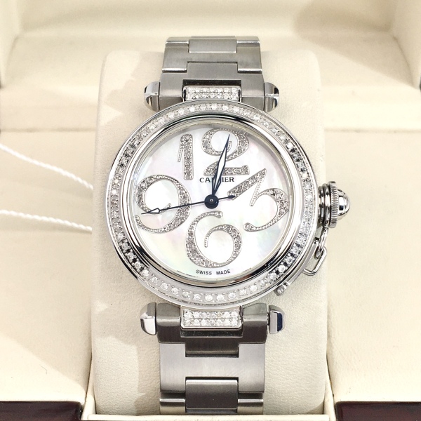 卡地亚/自动机械/95新/表径35/C136241225021/250603PY0014