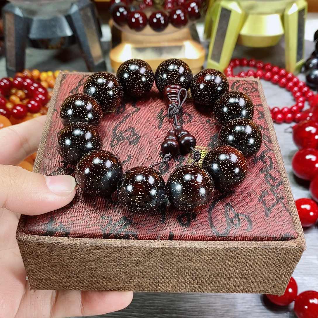 檀香紫檀（小叶紫檀）手串/手链2.0爆星紫檀