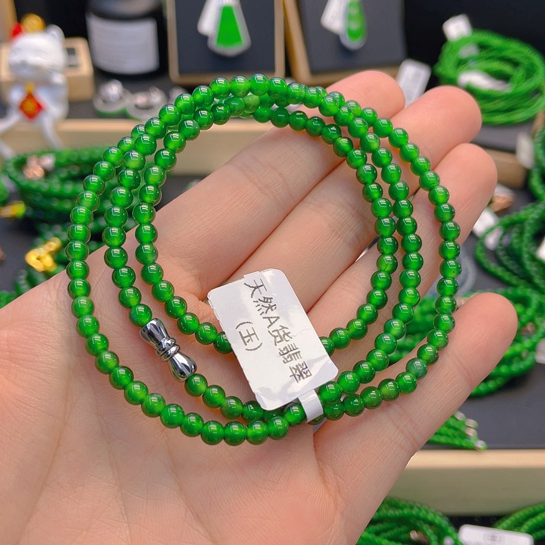 翡翠手链未镶嵌?*莓项链卡4