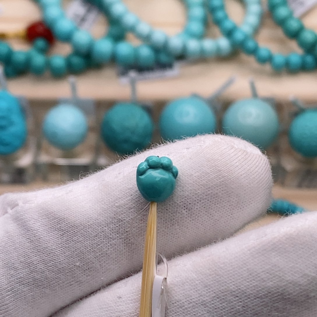 未镶嵌绿松石珠宝奇石