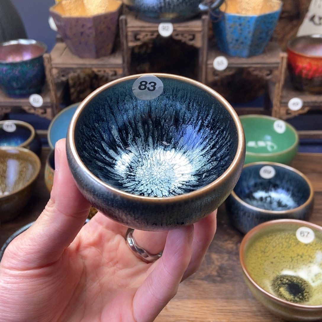 茶盏M**o百花绽放主人杯